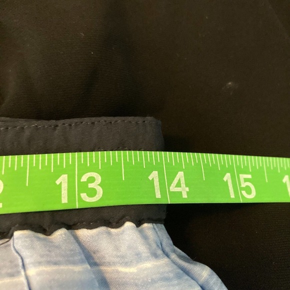 Vince Skirt Womens Sz XS Blue Striped Silk Drawstring A Line Mini - Picture 5 of 8